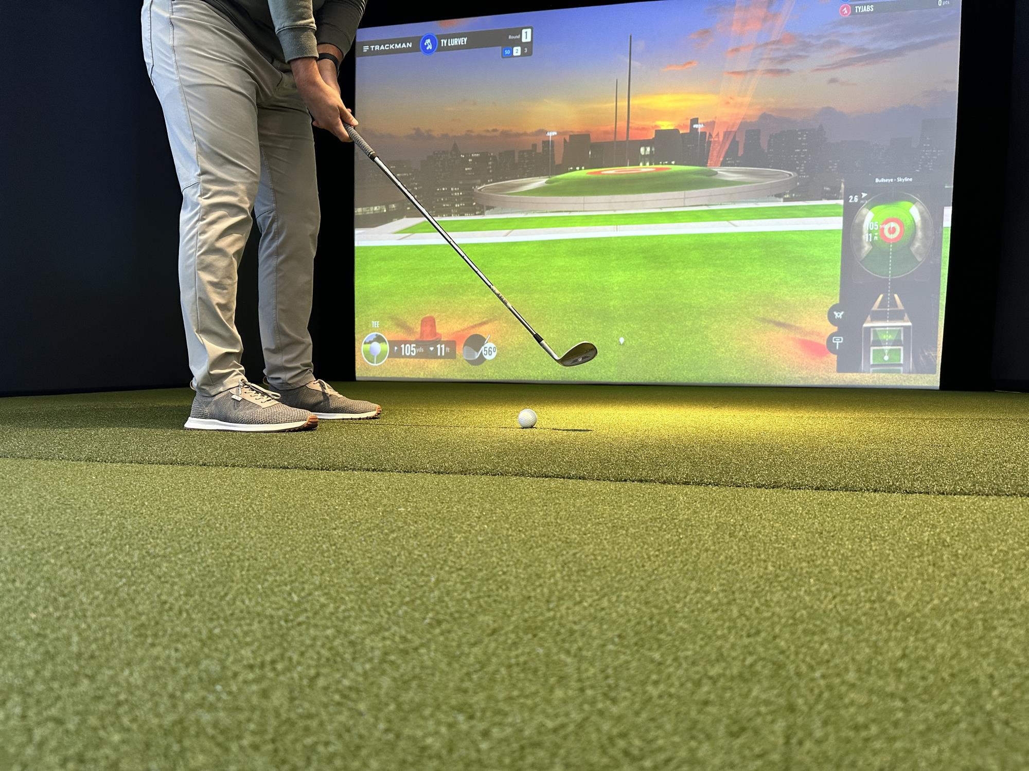 trackman golf simulator