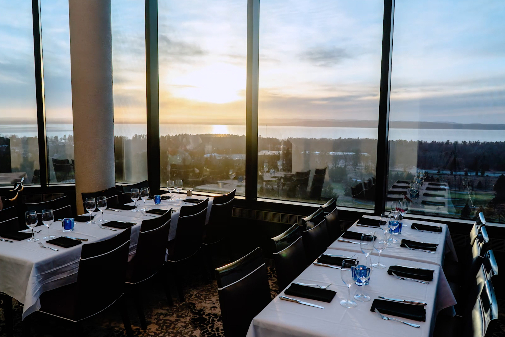 Aerie Dining Sunset View